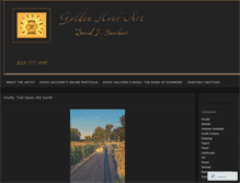 Tablet Screenshot of goldenhourart.com